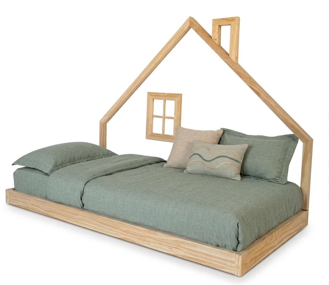 Minimalist Montessori ev yatak